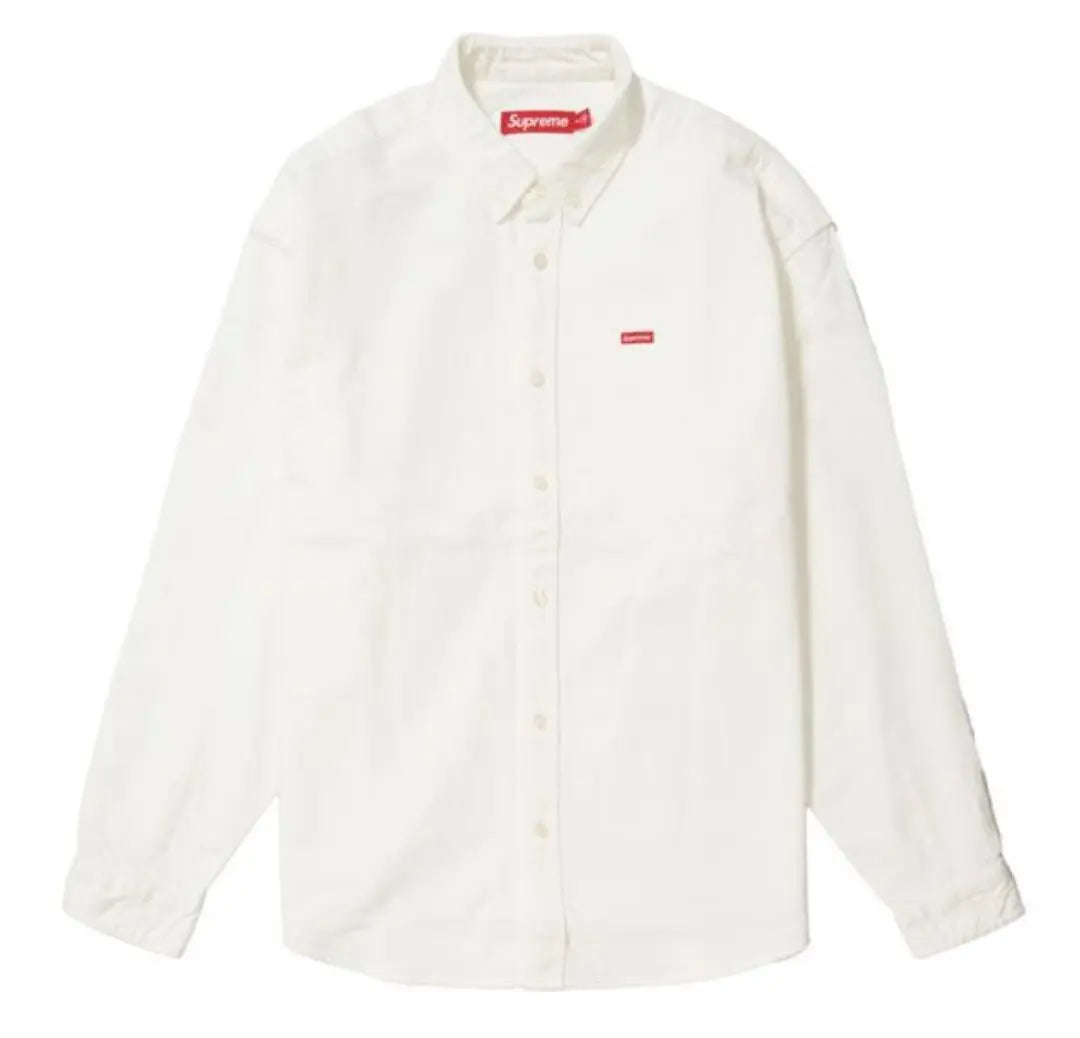 XXL Supreme Small Box Denim Shirt "White