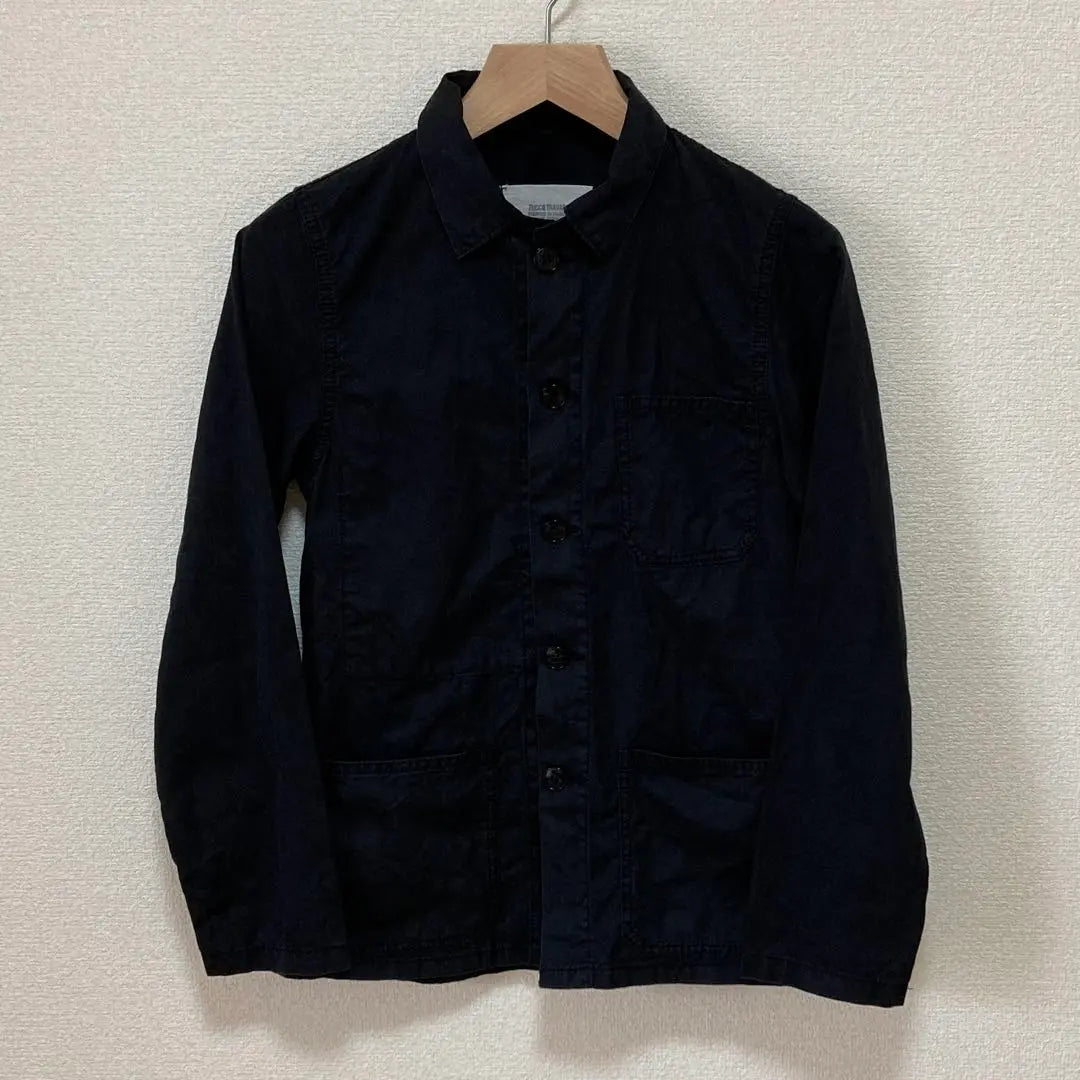 Zucca France made thin cotton jacket black black