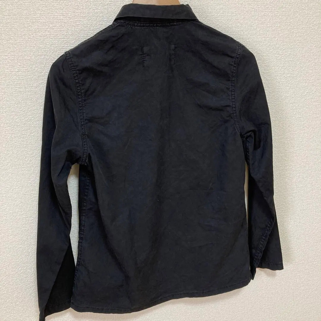 Zucca France made thin cotton jacket black black