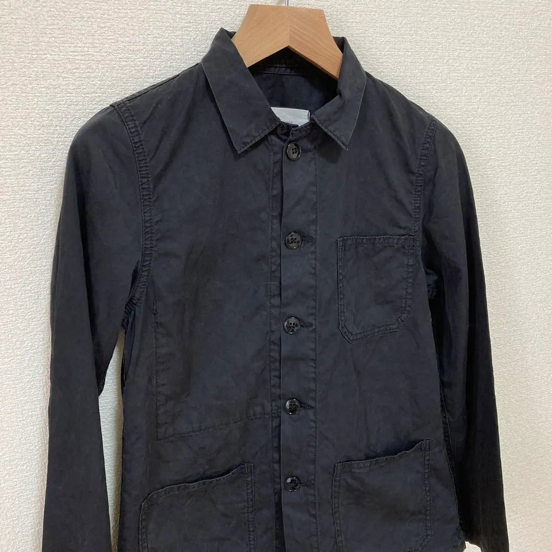 Zucca France made thin cotton jacket black black