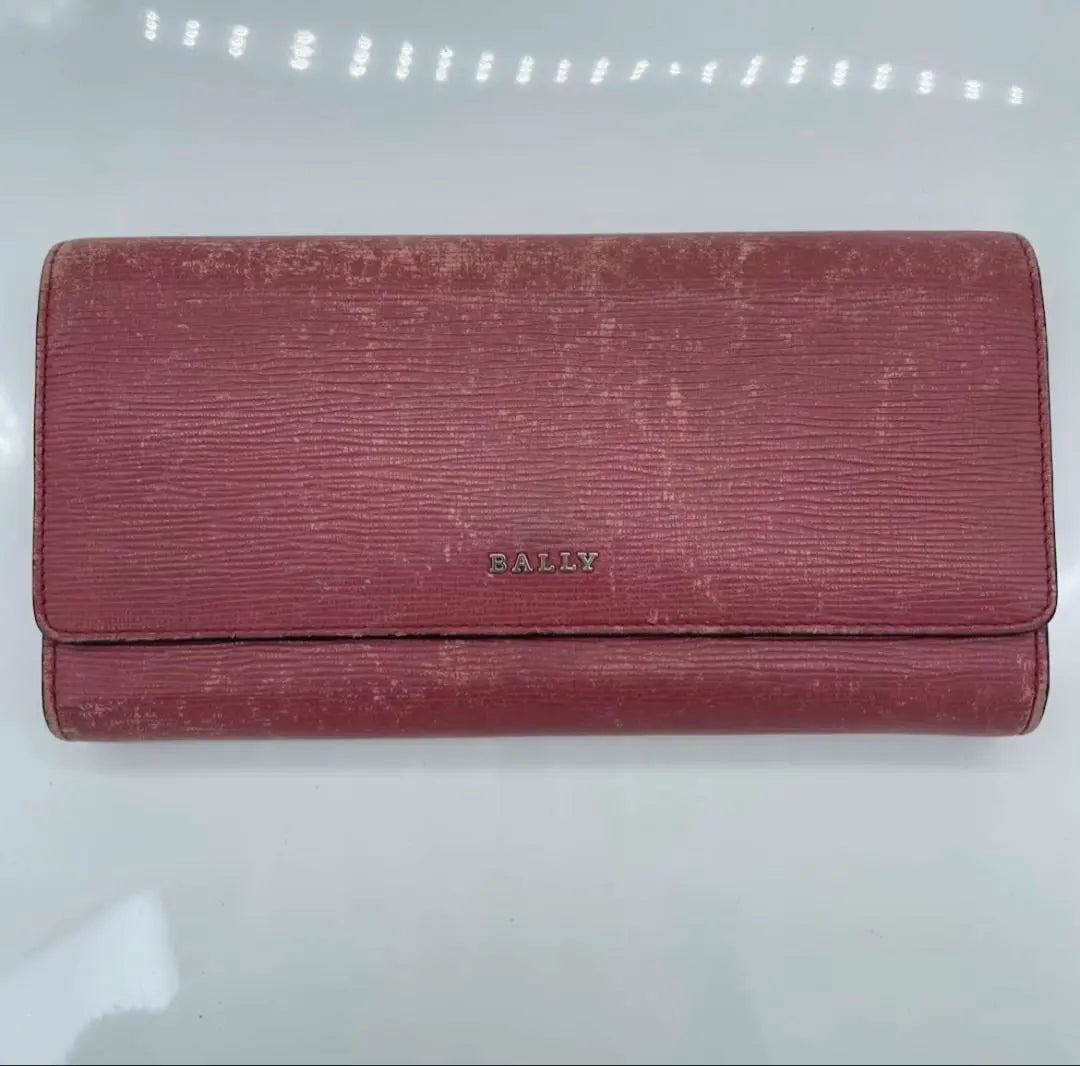 BALLY Red Wallet Women's Brand Leather