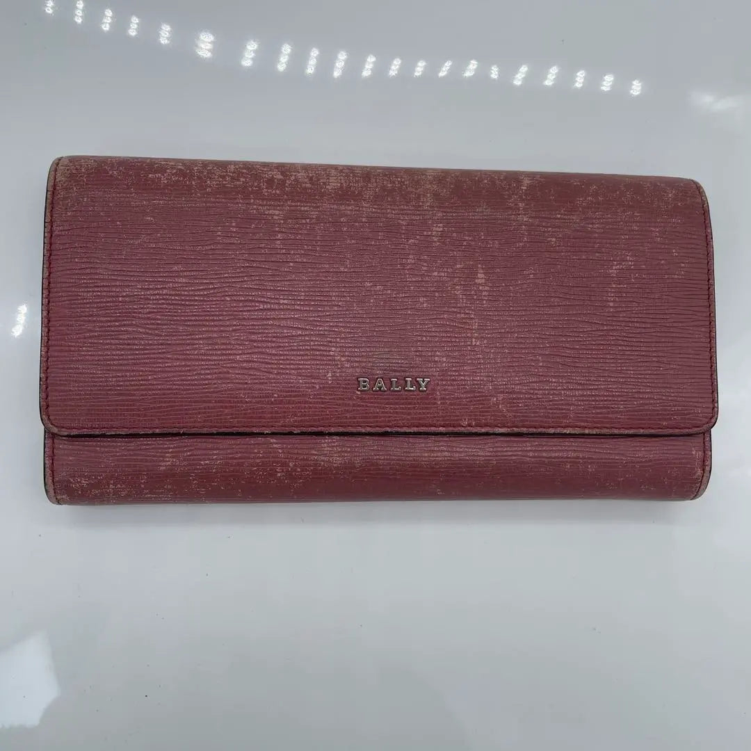 BALLY Red Wallet Women's Brand Leather