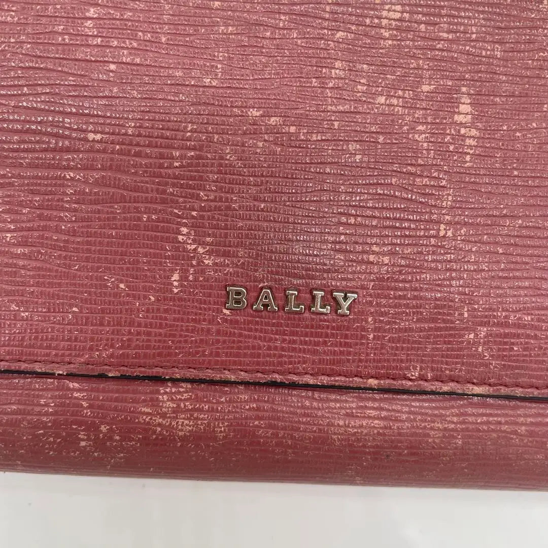 BALLY Red Wallet Women's Brand Leather