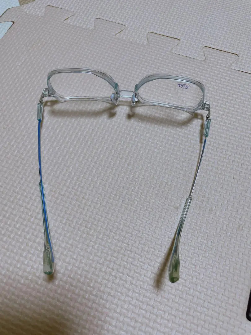 ❣️Half price sale❣️Non-prescription glasses glasses frame (ice blue)