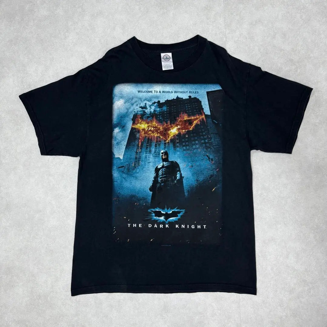 Vintage 00s Joker Dark Knight Short Sleeve Shirt Movie Movie Black 10