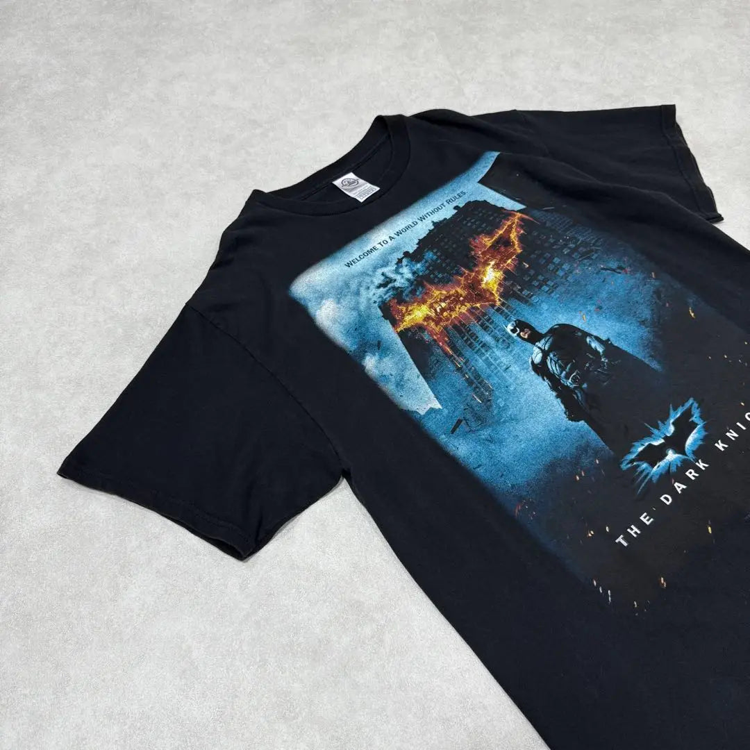 Vintage 00s Joker Dark Knight Short Sleeve Shirt Movie Movie Black 10