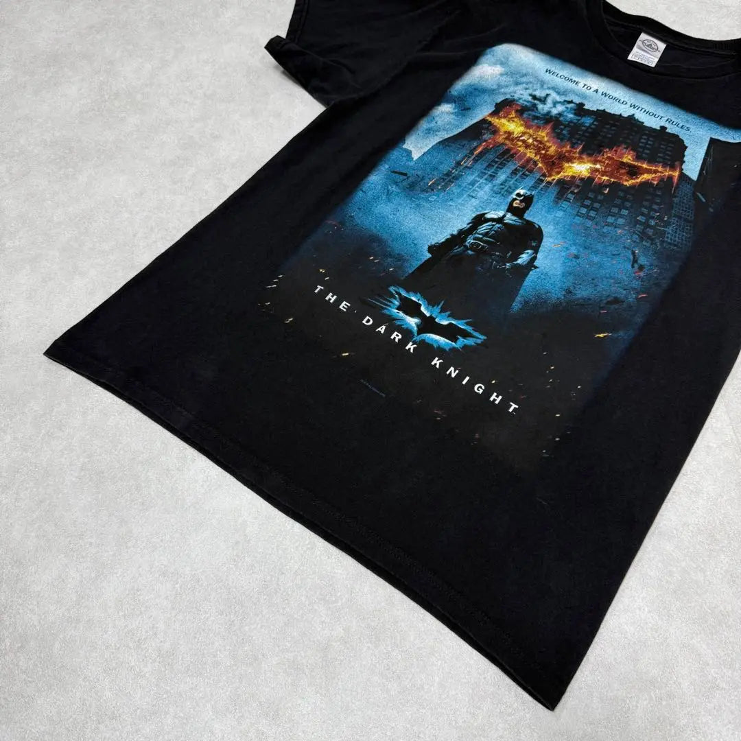 Vintage 00s Joker Dark Knight Short Sleeve Shirt Movie Movie Black 10