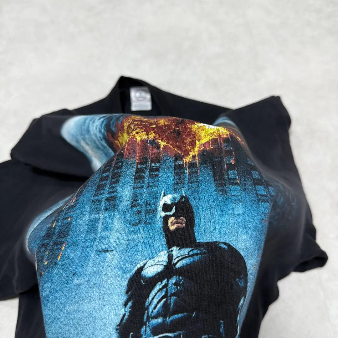 Vintage 00s Joker Dark Knight Short Sleeve Shirt Movie Movie Black 10