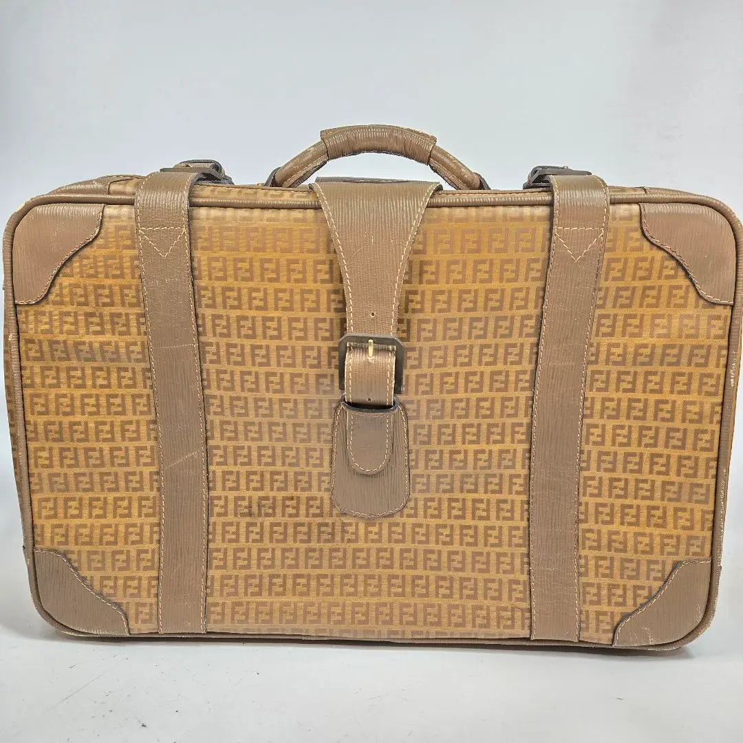 Beautiful condition FENDI carry case travel bag zucca pattern