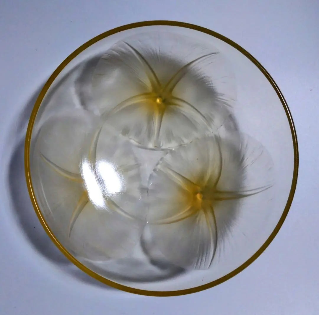 Rene Lalique R LALIQUE VOLUBILIS Yellow Opal Cent