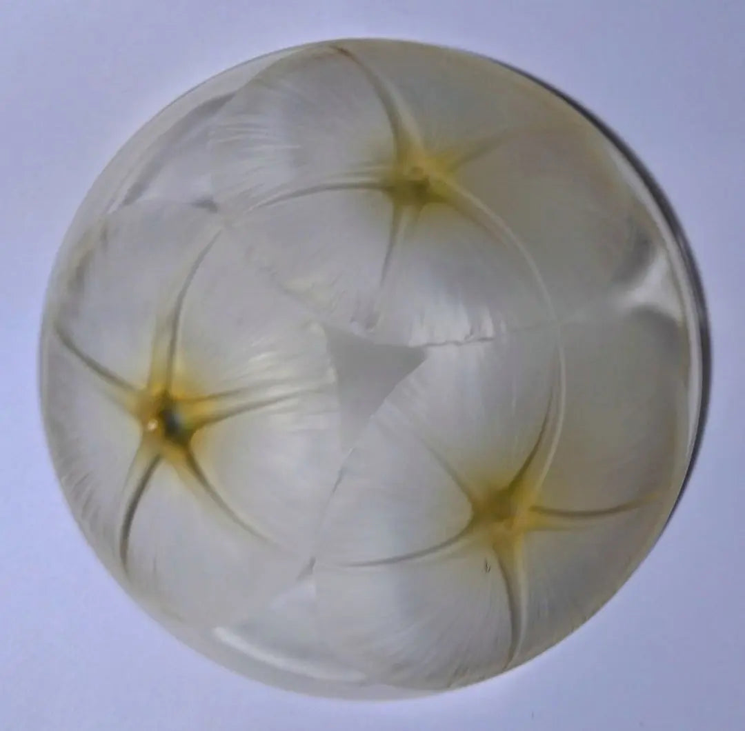 Rene Lalique R LALIQUE VOLUBILIS Yellow Opal Cent