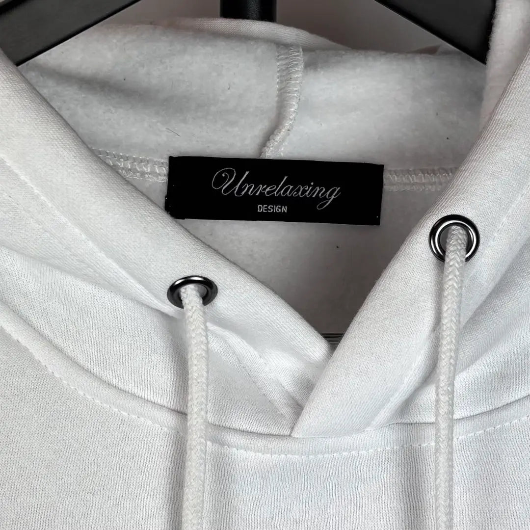 [Cálida] [Elegante] Sudadera con capucha blanca MEMENTISM #Barata #Popular