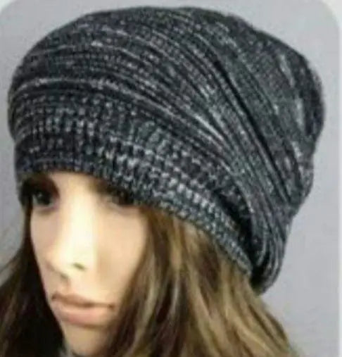 Knit Hat Men's Black American Kazi Large Korean Street Ladies Y2K