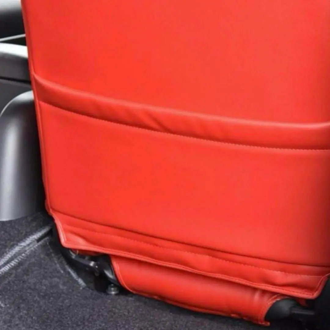 Funda de asiento Prius 30 Interior de cuero rojo Piezas personalizadas Aero