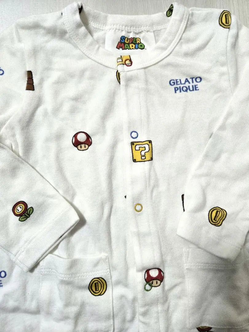 Gelato PIQUE Super Mario Baby Baby Rompers | ジェラピケ　 GELATO PIQUE スーパーマリオ　ベビー　ロンパース