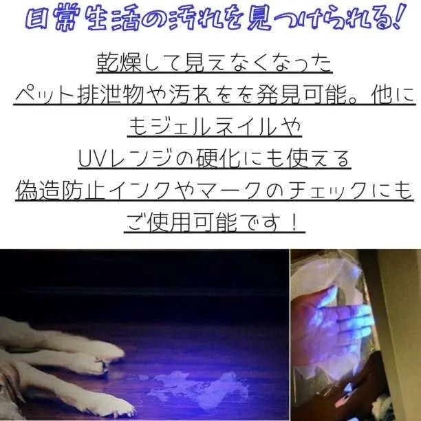 Black Light UV LED Small Resin UV Nail 365nm | ブラックライト 紫外線 LED 小型 レジン UV ネイル 365nm