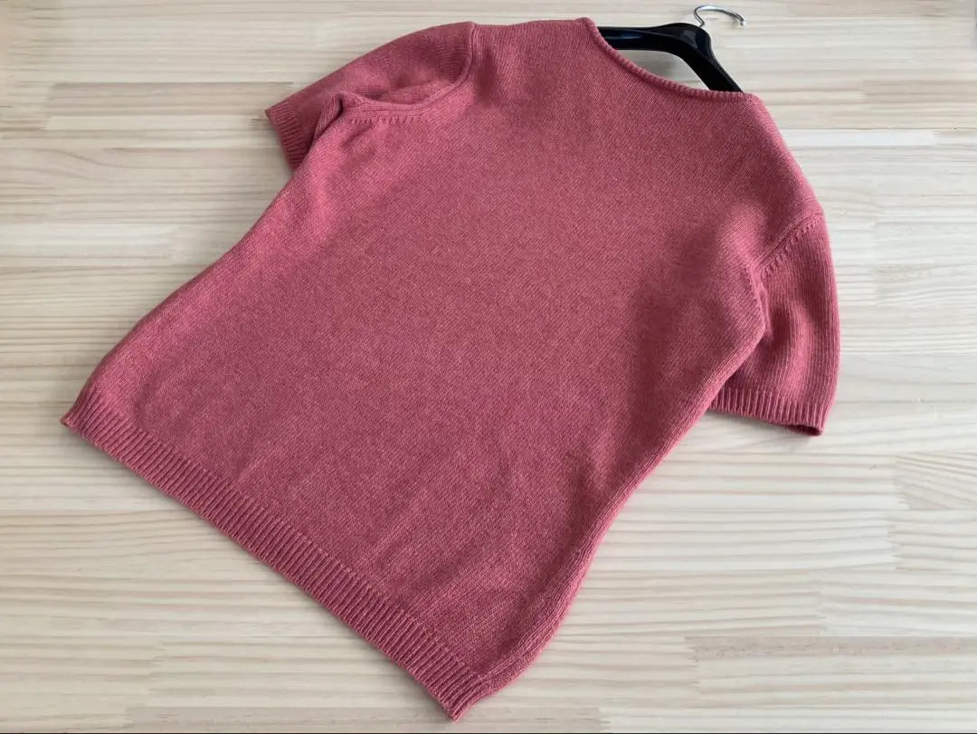 Good condition MAX MARA wool Angora Max Mara knit short sleeve M