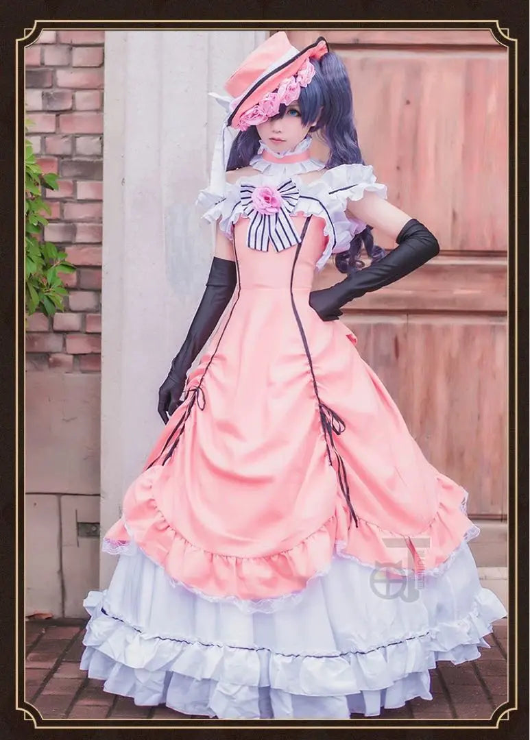 New Black Butler Cat and Third Street Ciel Komatori Cosplay Costume Komatori Ciel