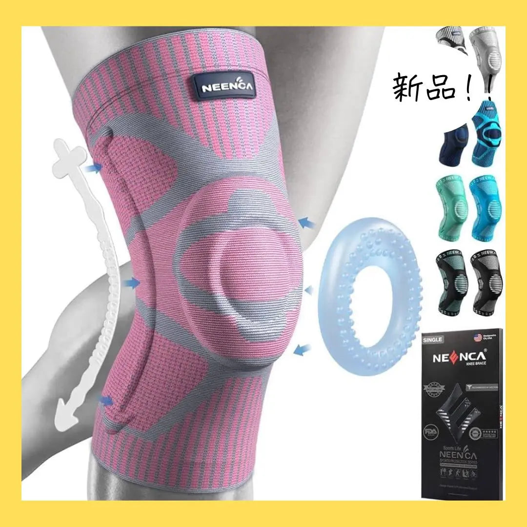 [Nuevo⭐] Rodillera de voleibol con soporte para la rodilla, color rosa, talla XL