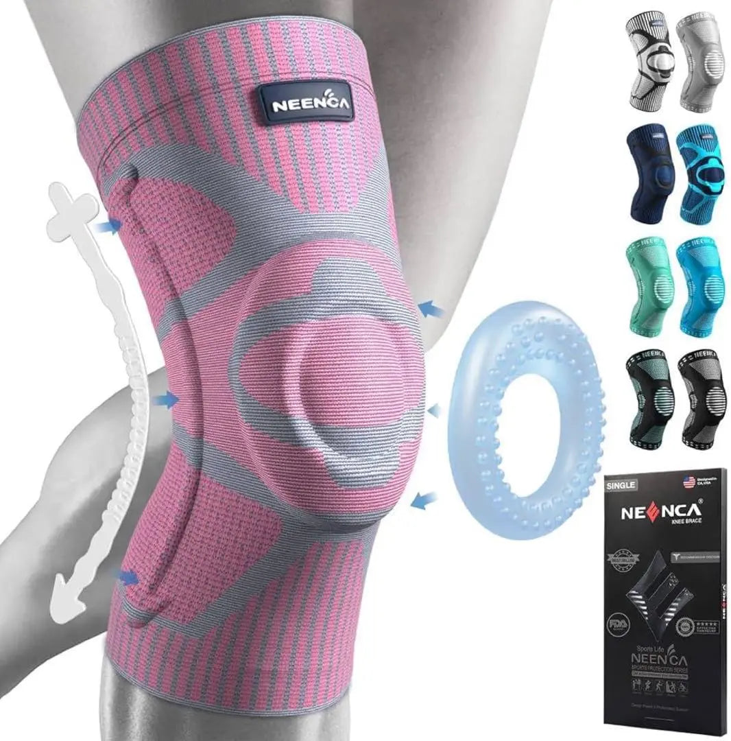 [Nuevo⭐] Rodillera de voleibol con soporte para la rodilla, color rosa, talla XL