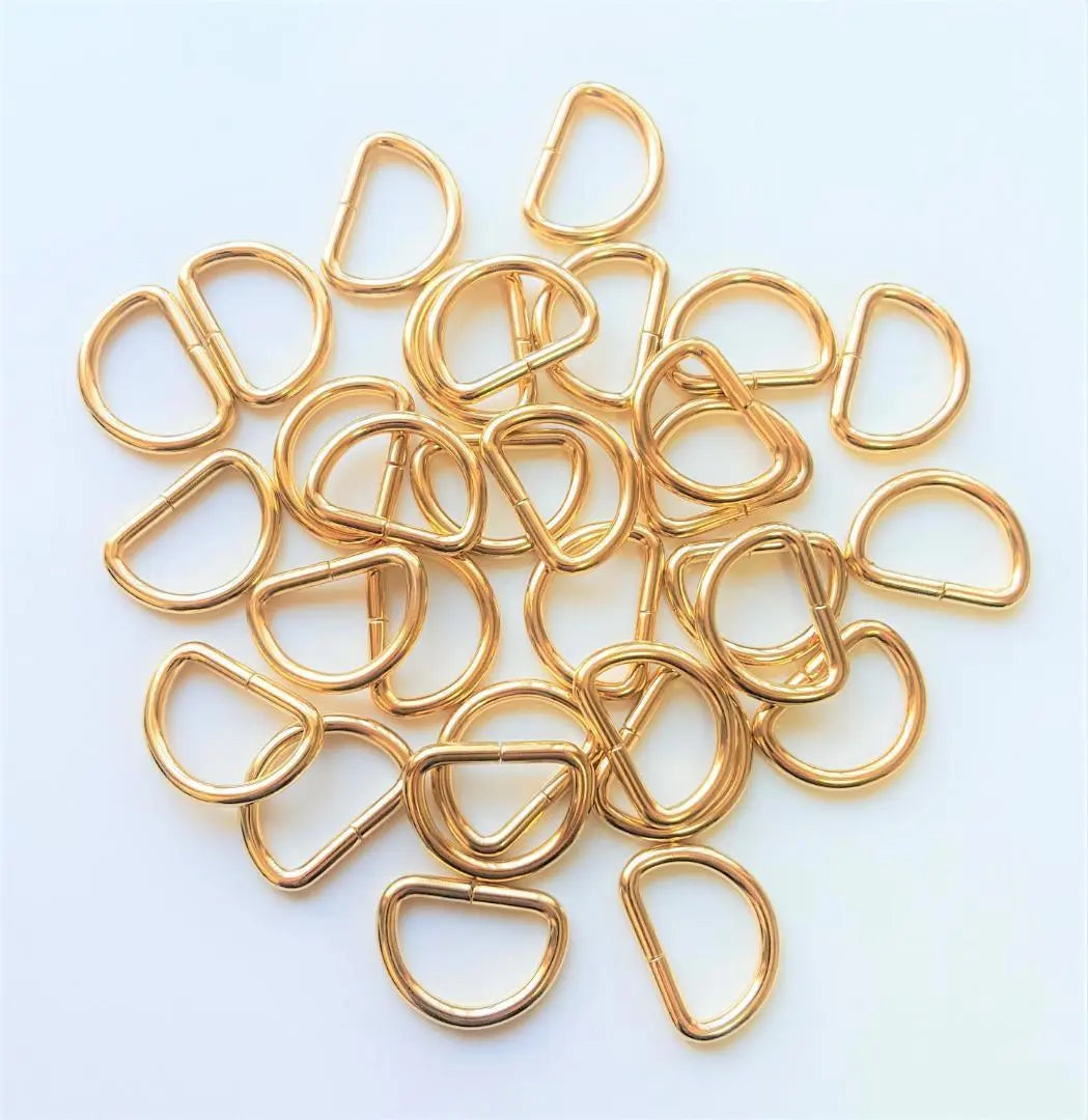 D-rings 10 pcs 18mm Gold G Handicrafts Materials