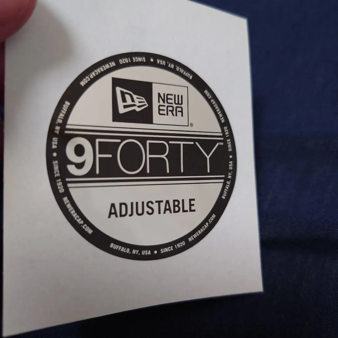 [Rare listing] [New, unused, genuine] New Era size sticker (9FORTY)