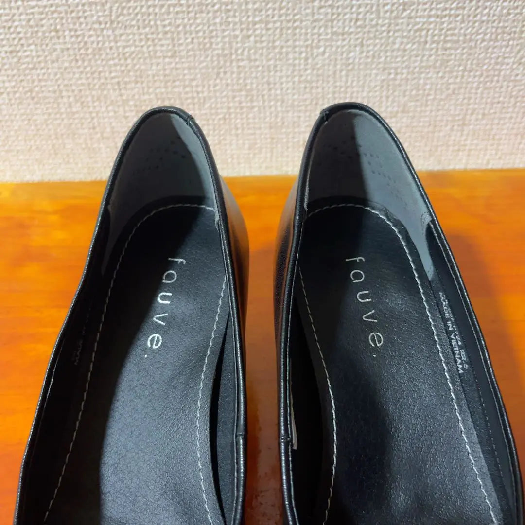 ❀Good condition Legal FAUVE Black 22.5cm Pumps