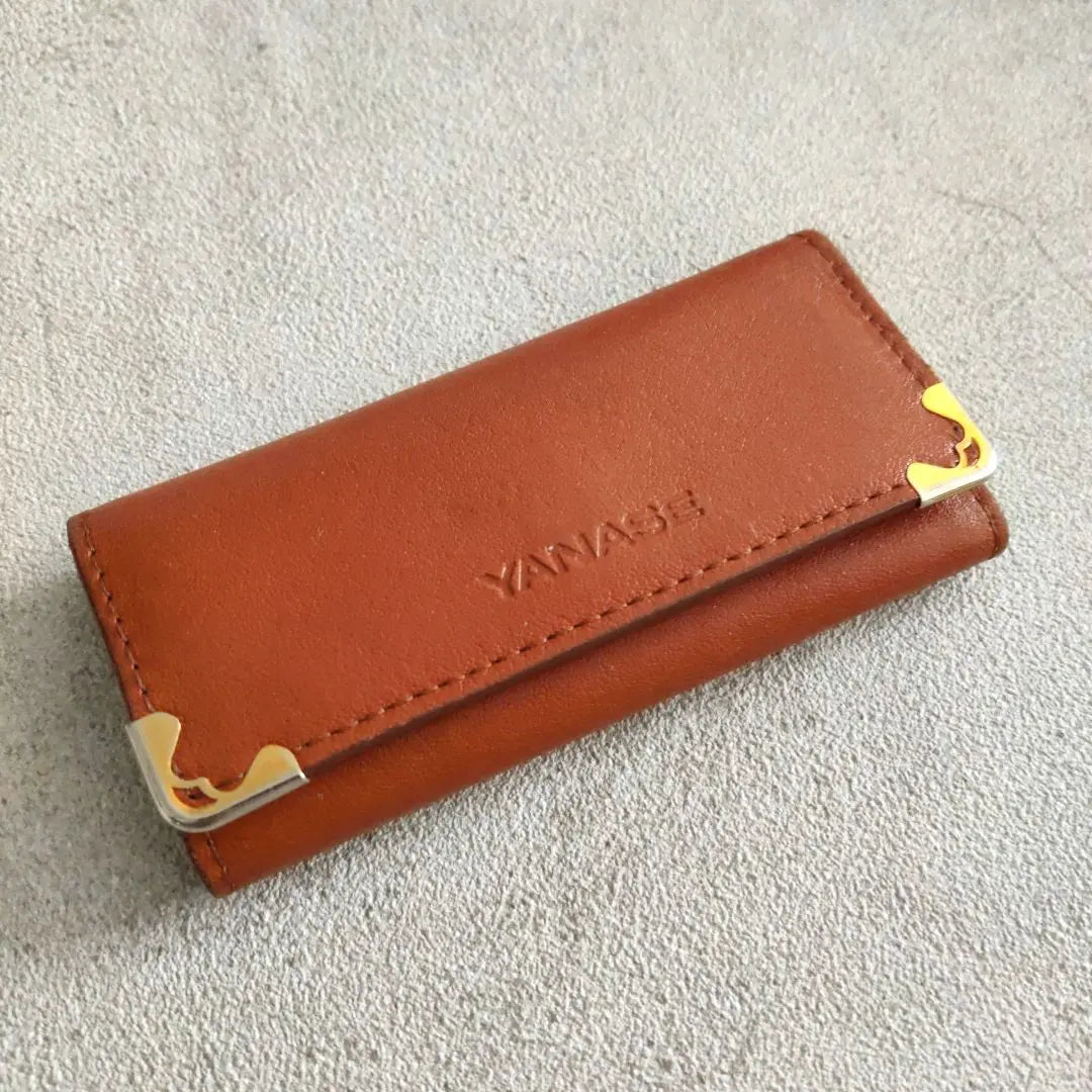 YANASE Keychain Key Case Leather