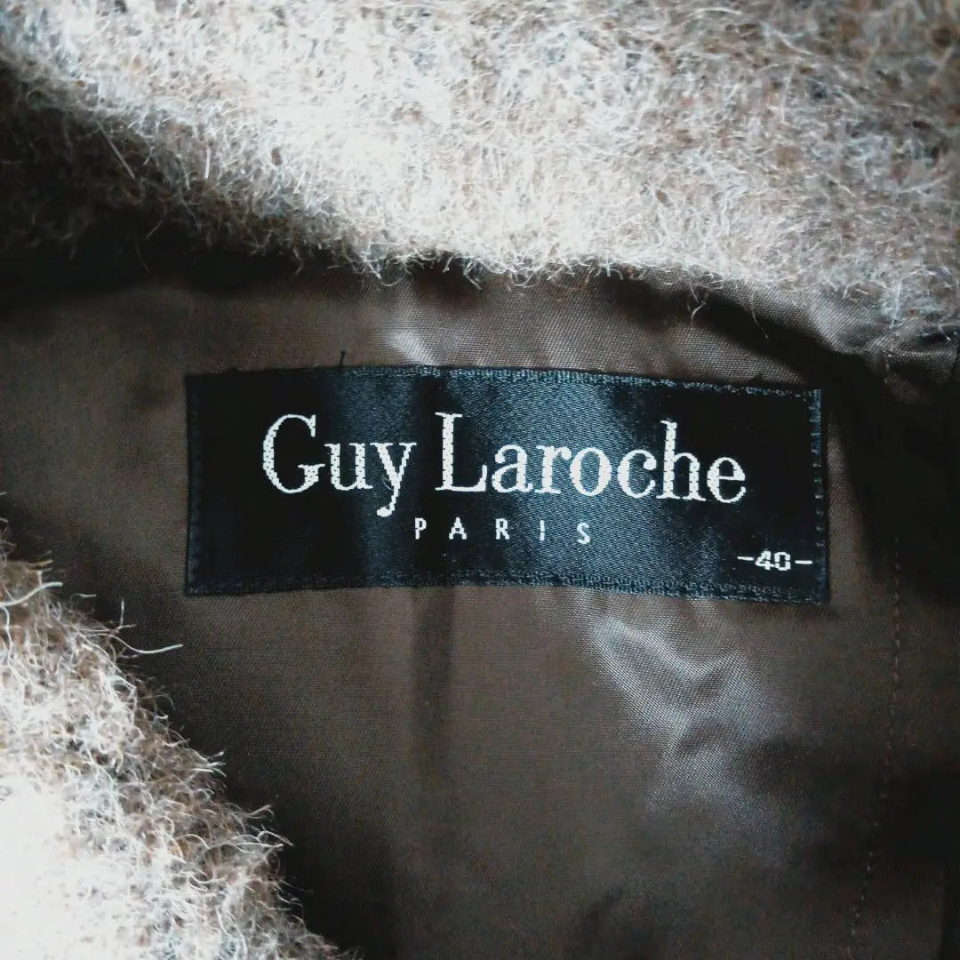 Good condition Guy Laroche Wool Coat Alpaca Stylish