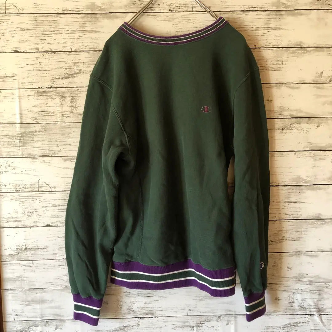 [Rare] Champion Embroidered Logo Reverse Weave Sweatshirt