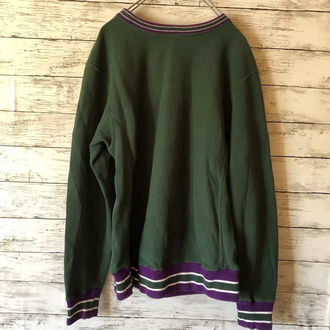 [Rare] Champion Embroidered Logo Reverse Weave Sweatshirt