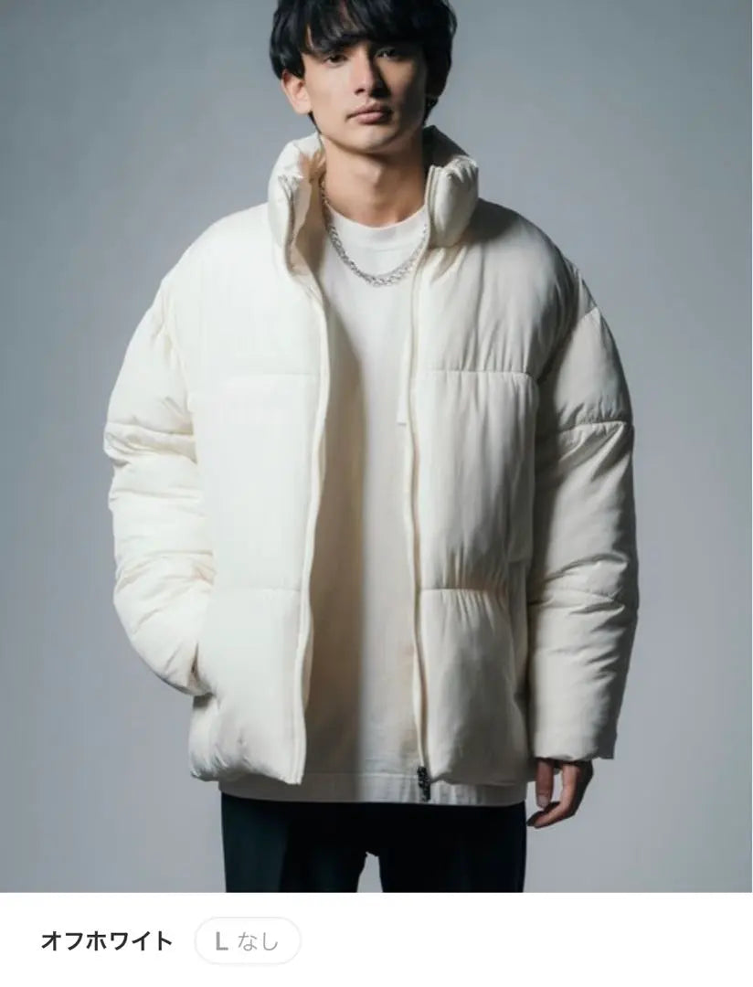 [Sold out, new] Oversized fiber down jacket, batting blouson