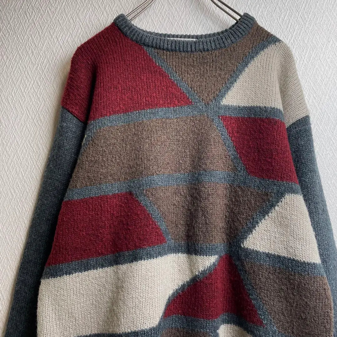 Vintage Clothing Design Knit Sweater