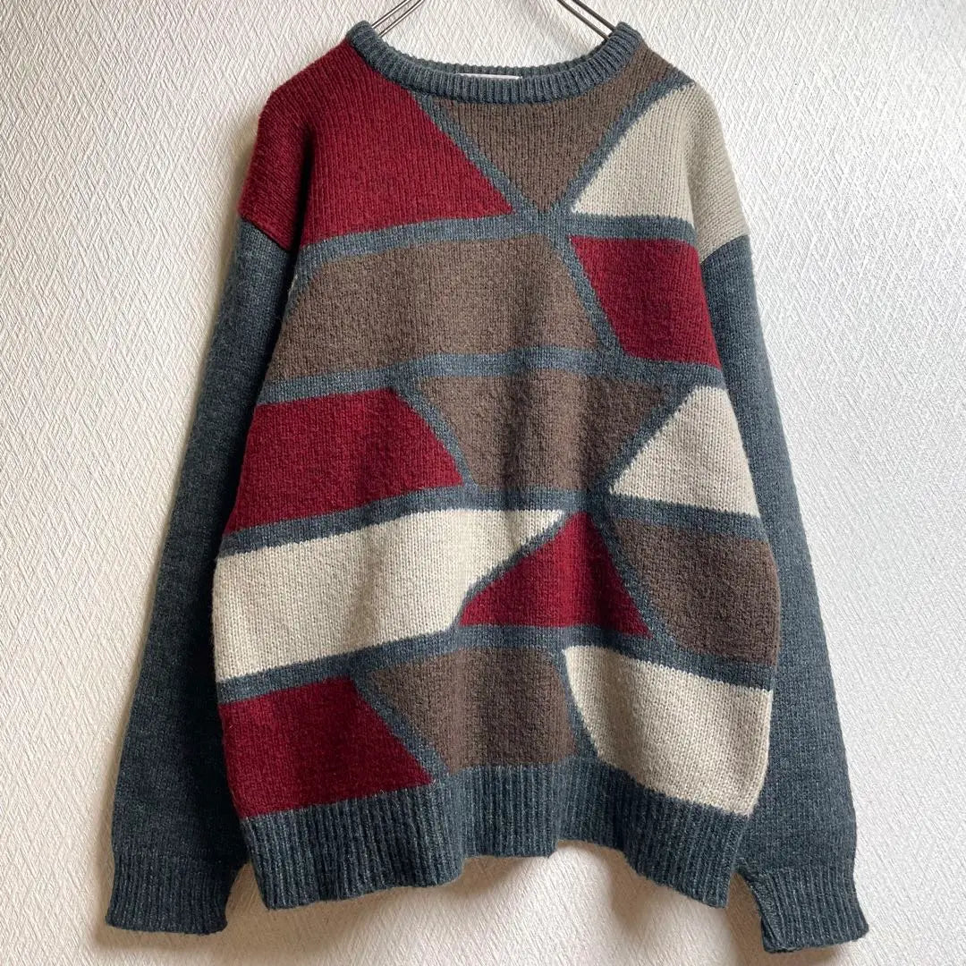 Vintage Clothing Design Knit Sweater