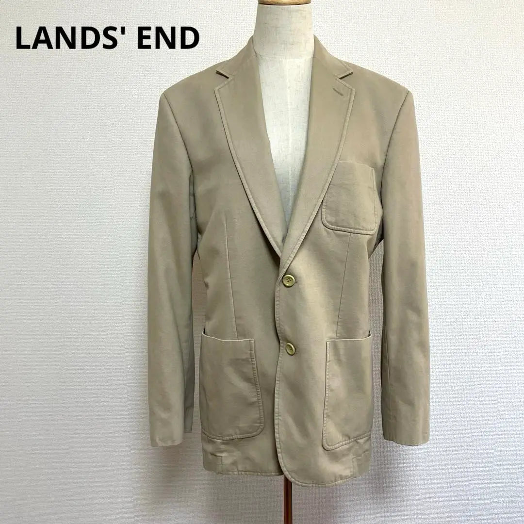 LANDS' END Beige Tailored Jacket 38