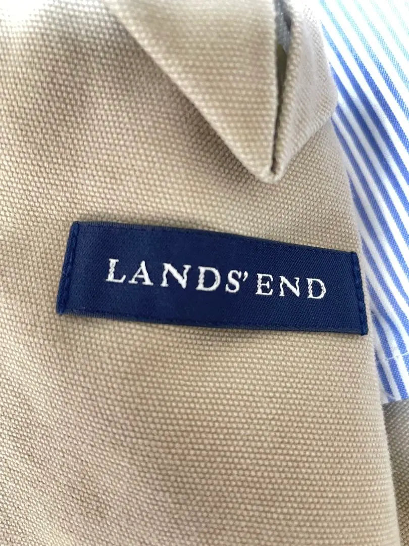 LANDS' END Beige Tailored Jacket 38