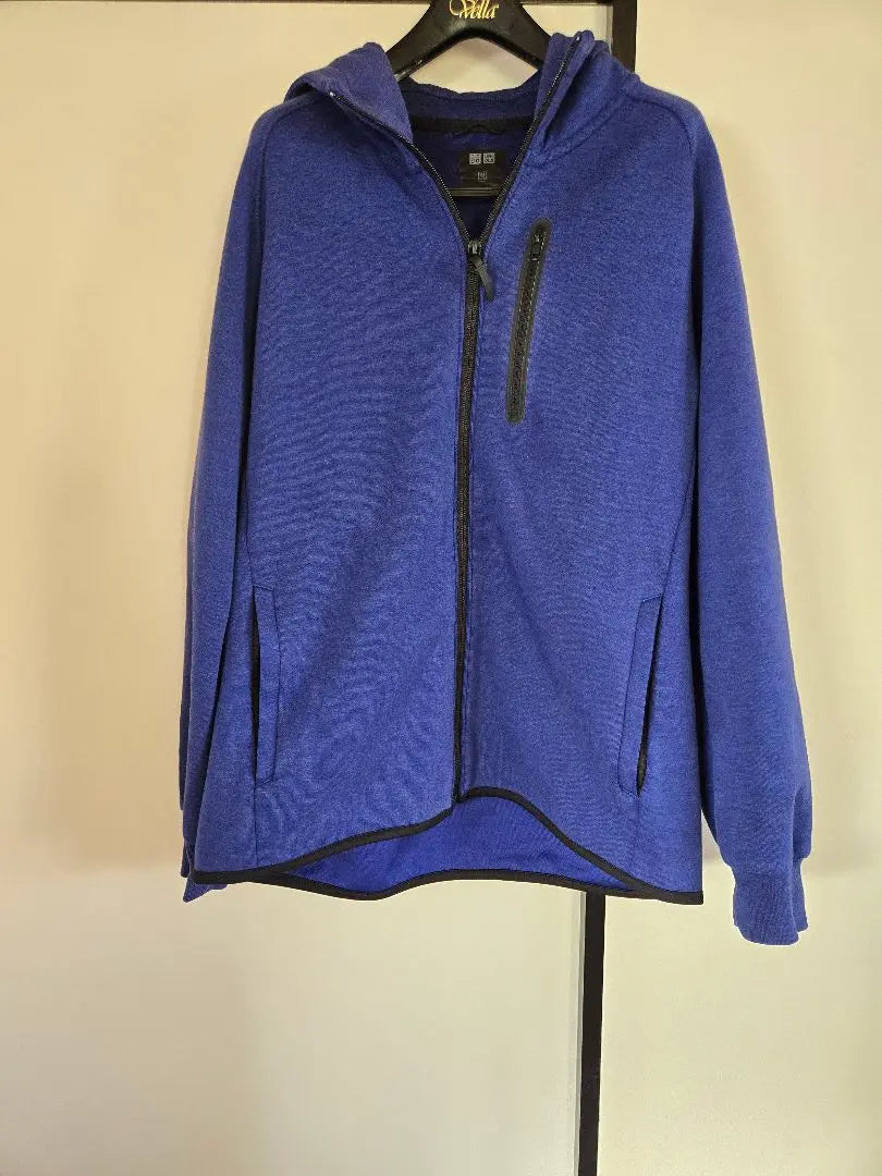 Beautiful goods UNIQLO Men's Pachaka Jacket Blue L | 美品ユニクロ　メンズ　パ－カ－　ジャケット　ブルーL