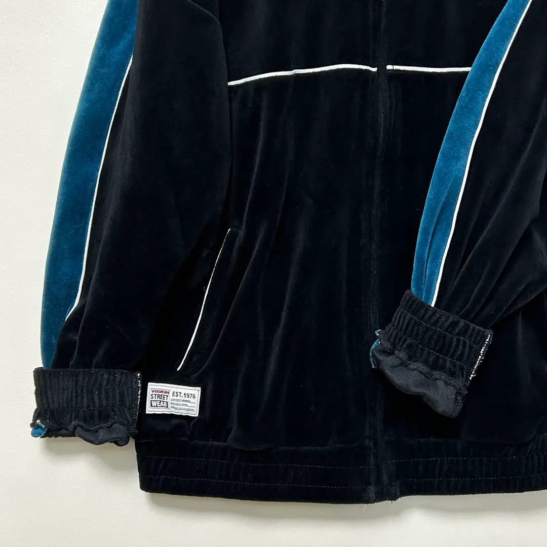 VISION STREET WEAR Velour Track Jacket