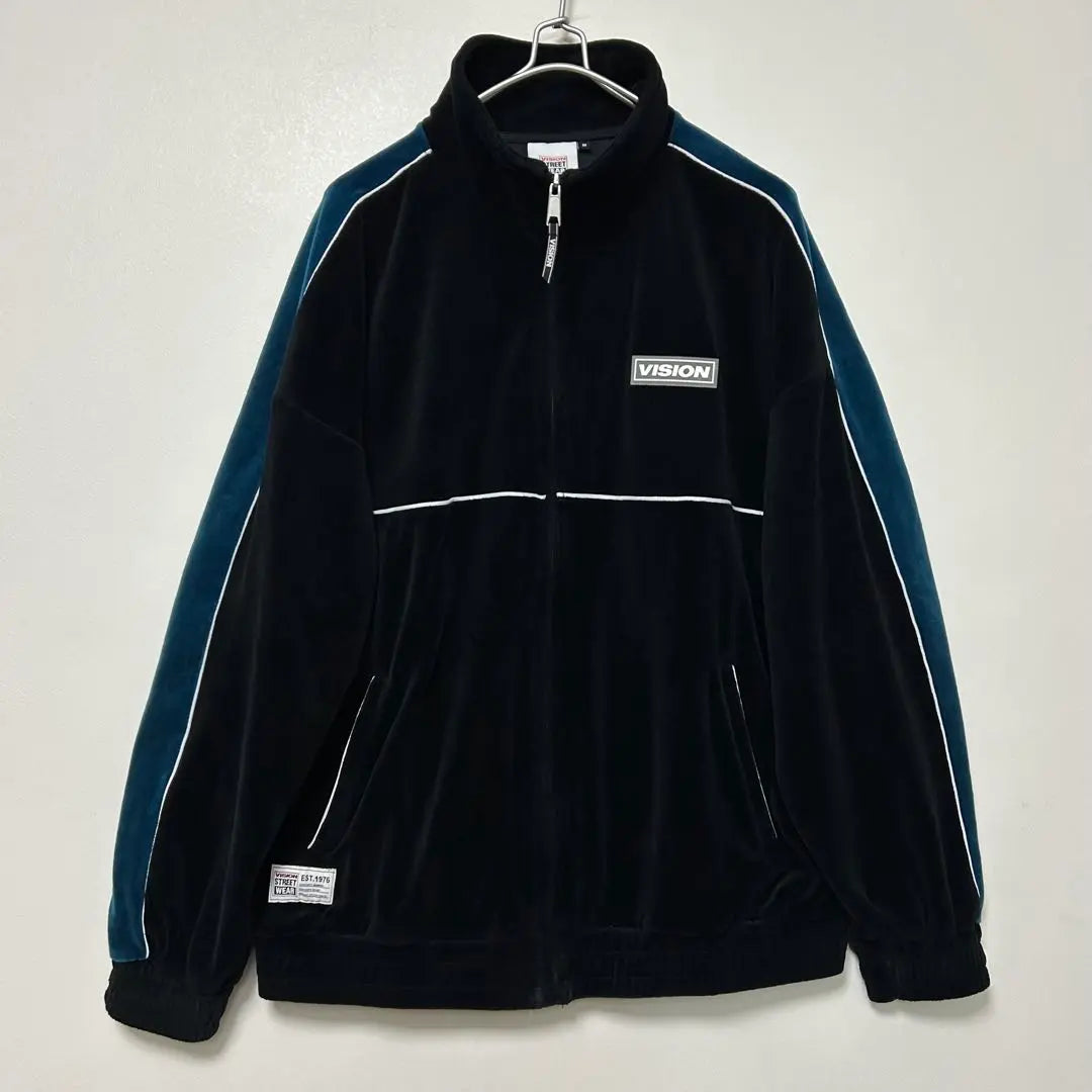 VISION STREET WEAR Velour Track Jacket