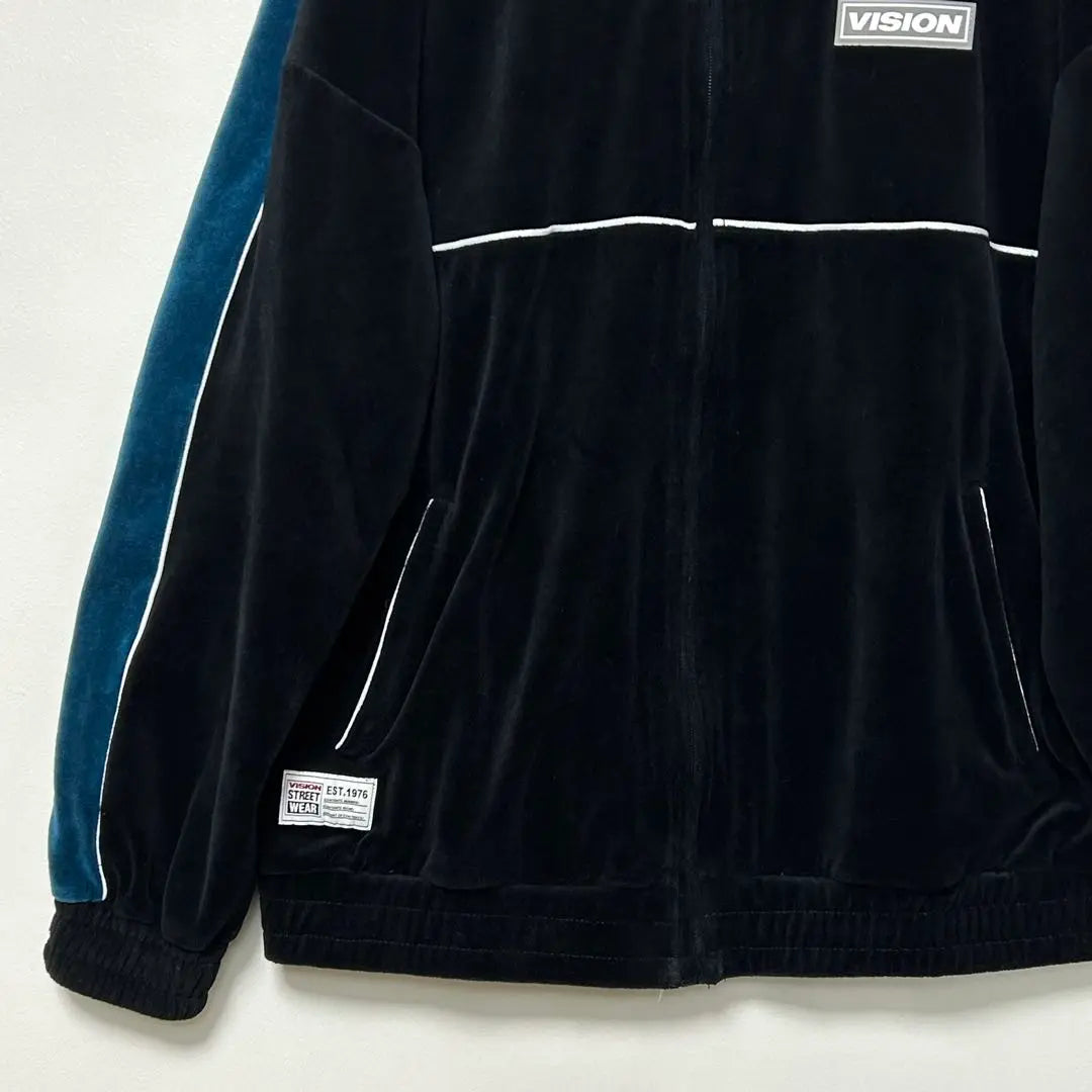 VISION STREET WEAR Velour Track Jacket