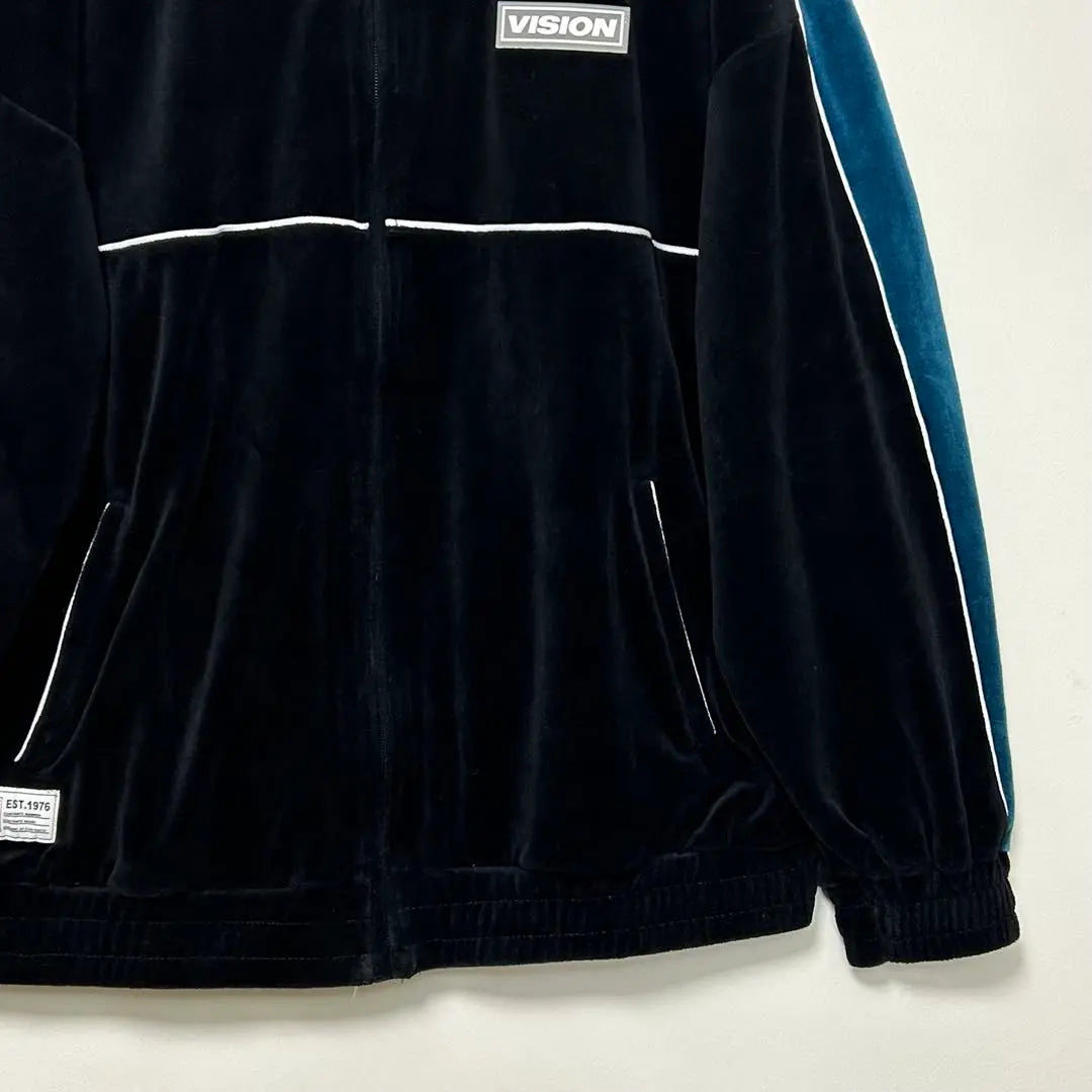 VISION STREET WEAR Velour Track Jacket