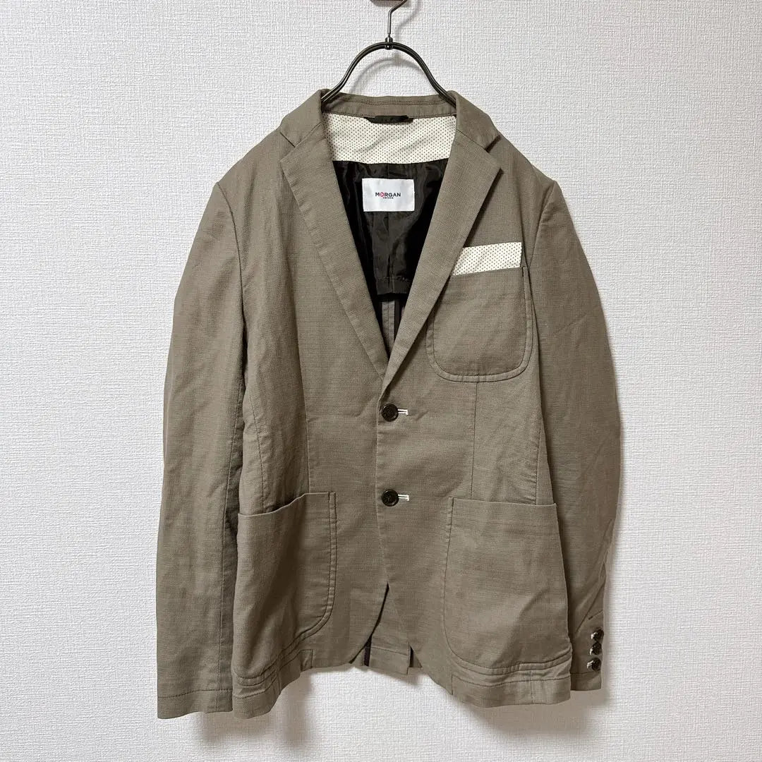 [Good Condition] MORGAN Jacket Brown Casual Men's [S]