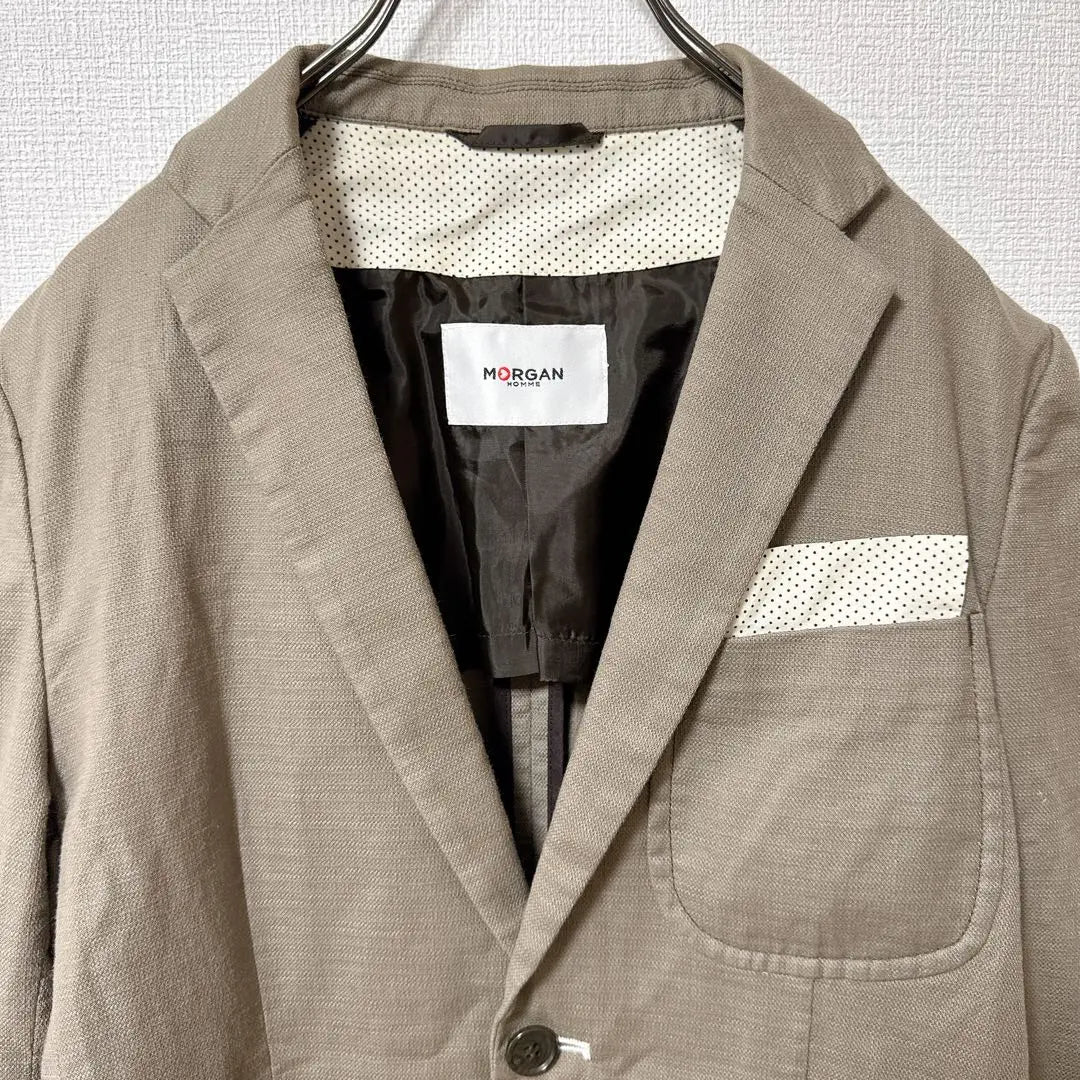 [Good Condition] MORGAN Jacket Brown Casual Men's [S]