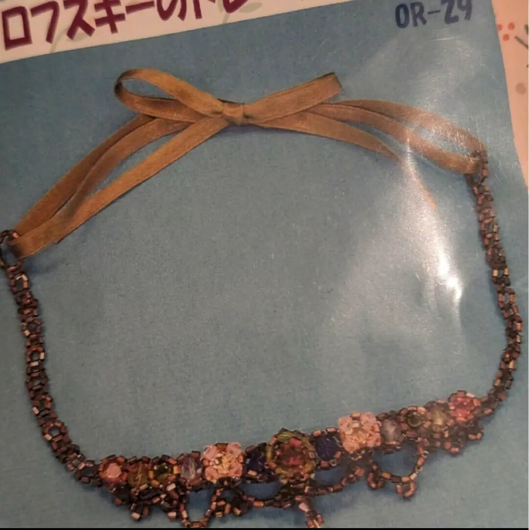 Swarovski Drape Choker Kit Bead Necklace Bead Accessor | スワロフスキー　ドレープチョーカー　キット ビーズ ネックレス ビーズアクセサ