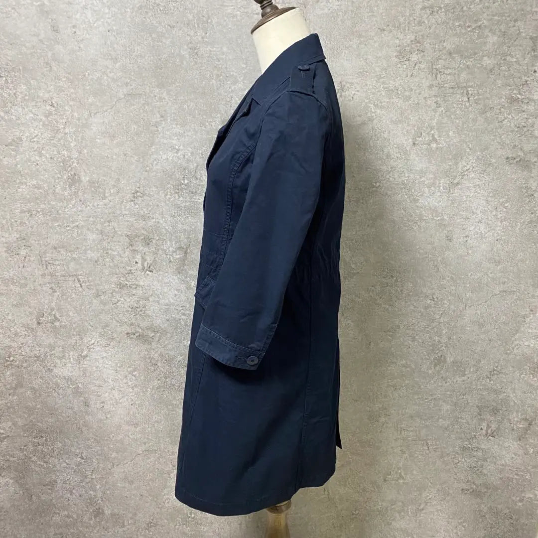 Framework/Spring Coat/36/Long 100% Cotton Made in Japan Navy