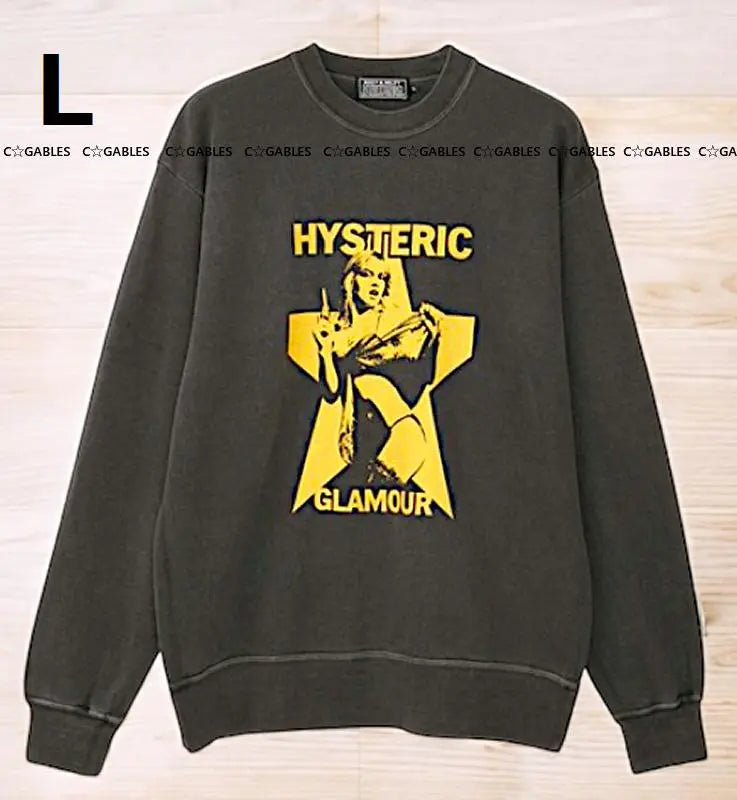 Sudadera Hysteric Glamor His Girl y logotipo GRANDE en buen estado Agotado Raro