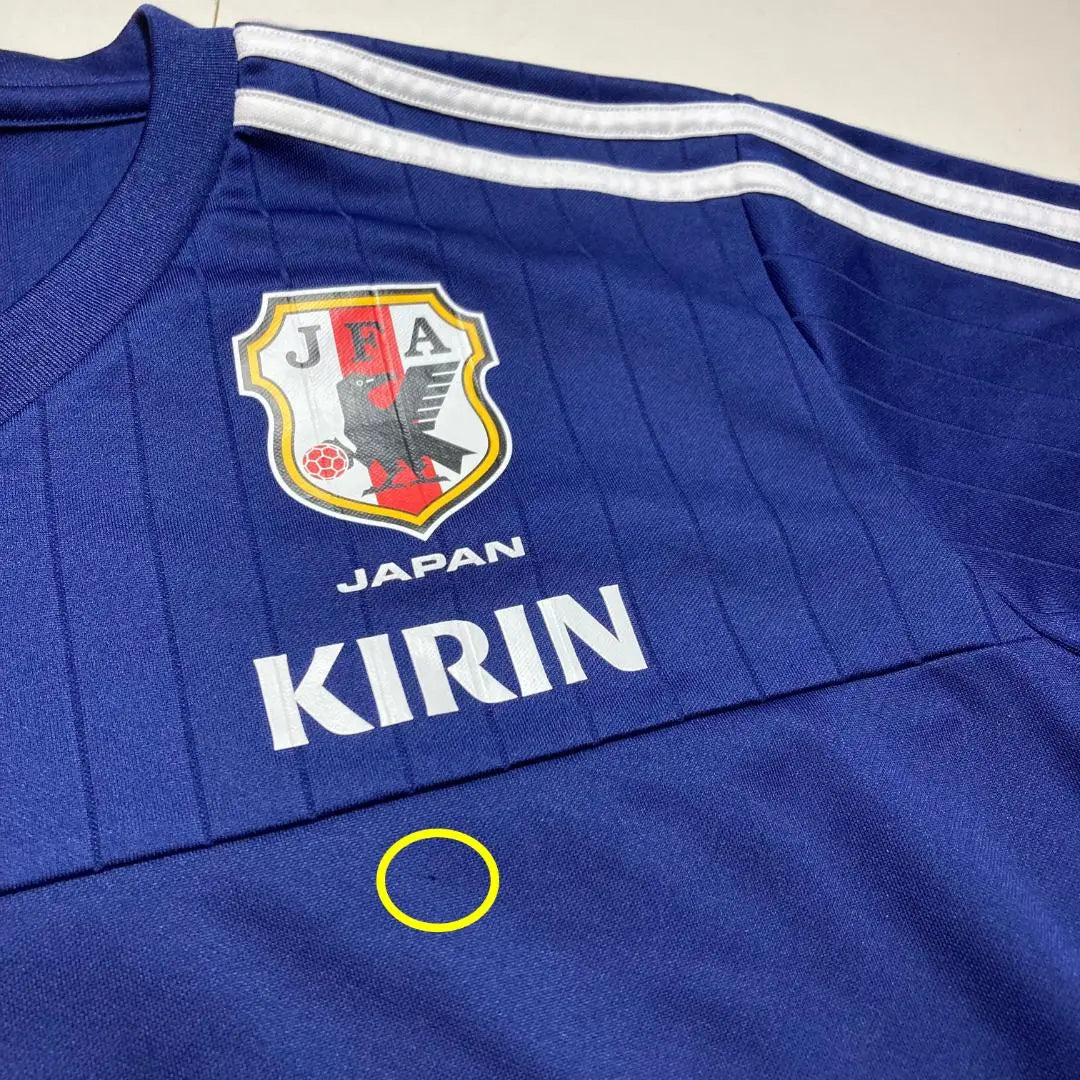 Japan National Team adidas Shirt KIRIN Wear O Size (XL) Navy