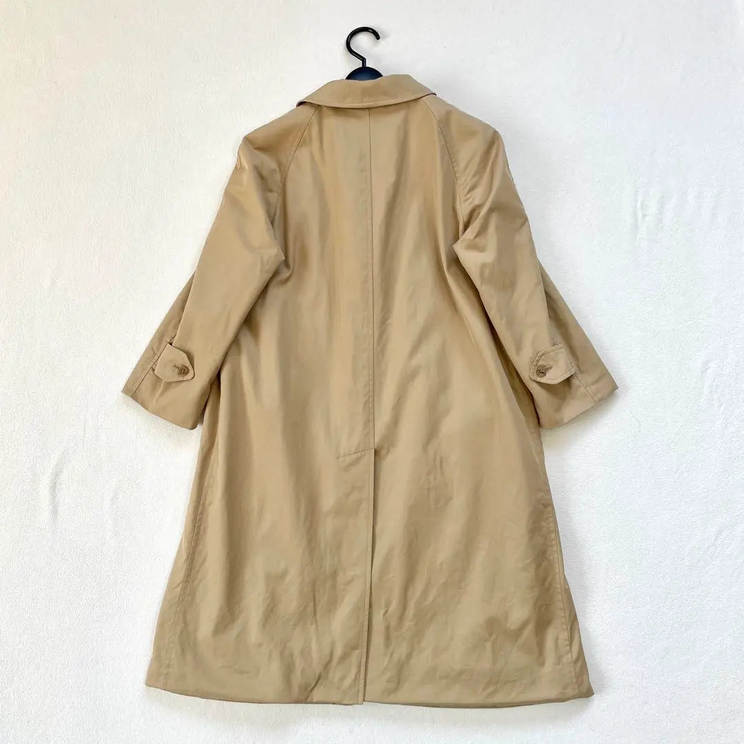 [Good condition] Burberry long trench coat Nova check beige wing white tag