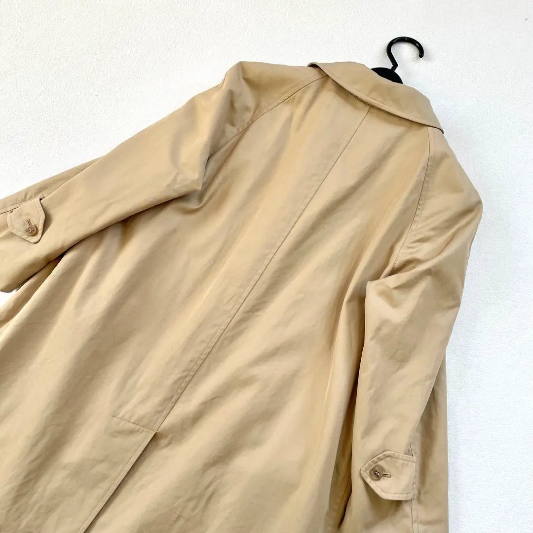 [Good condition] Burberry long trench coat Nova check beige wing white tag