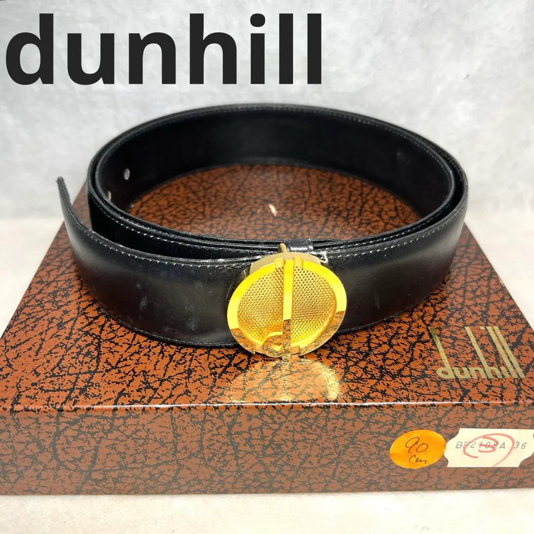 Cinturón con logotipo de Dunhill para hombre [genuino]